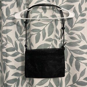 Rhinestone Mesh Shoulder Evening Bag